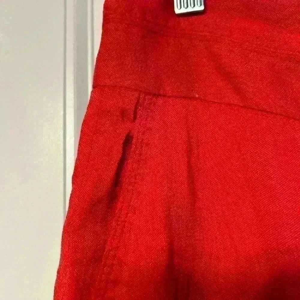 Zara viscose and linen blend pants